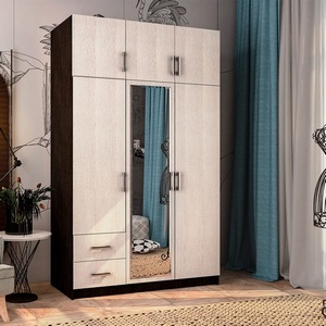 Изображение товара Шкаф БТС 3-х створчатый с ящиками BTS, венге