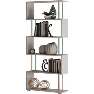 Изображение товара Стеллаж для книг деревянный высотой 180 см БТС, лоредо