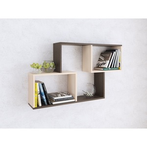 Изображение товара Полка ТЭКС навесная ПН-3, венге/дуб молочный