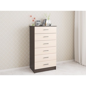 Изображение товара Комод ТЭКС высокий Катрин 4, венге/дуб молочный