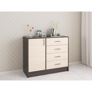 Изображение товара Комод шириной 100 см ТЭКС большой Катрин 6, венге/дуб молочный
