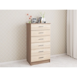 Изображение товара Комод ТЭКС высокий Катрин 4, ясень шимо/дуб сонома