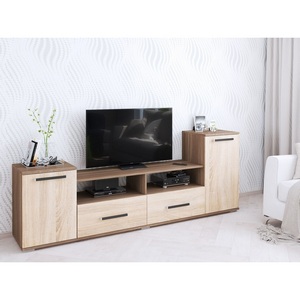 Изображение товара Тумба под ТВ ТЭКС Парус 2, ясень шимо/дуб сонома