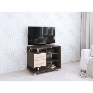 Изображение товара Тумба под телевизор ТЭКС узкая 011 (2я), венге/дуб молочный