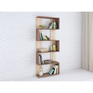 Изображение товара Стеллаж деревянный высотой 180 см ТЭКС Ромео-1, ясень шимо