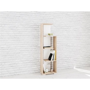 Изображение товара Стеллаж деревянный высотой 150 см ТЭКС Ромео-6, дуб сонома/белый