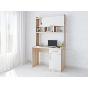 Изображение товара Стол компьютерный ТЭКС Квартет-10, дуб сонома/белый