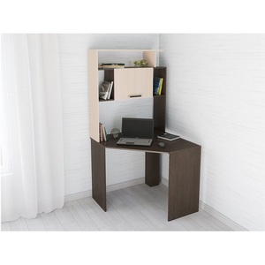 Изображение товара Стол компьютерный ТЭКС Квартет-12, венге/дуб молочный