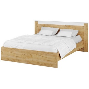 Изображение товара Кровать ТЭКС с настилом ЛДСП Адель 160х200, белый/дуб крафт