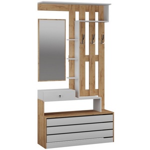 Изображение товара Центральная секция ТЭКС Ямайка ЯПЦС-1, дуб крафт/белый