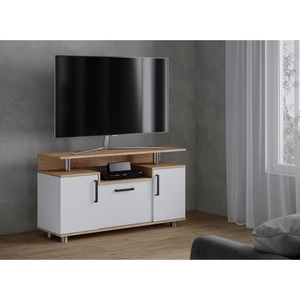 Изображение товара Тумба под телевизор ТЭКС 003 С, дуб крафт золотой/белый