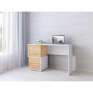 Изображение товара Стол письменный ТЭКС Сити-2, белый/дуб крафт