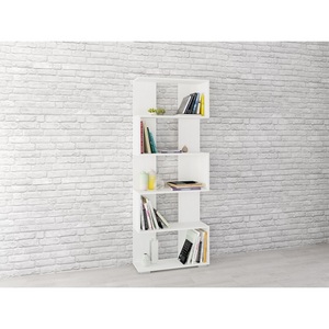 Изображение товара Стеллаж деревянный высотой 180 см ТЭКС Ромео-1, белый