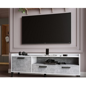 Изображение товара Тумба под телевизор ТЭКС Парус-8, белый/ателье светлое