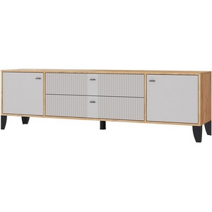 Изображение товара Тумба под телевизор ТЭКС Парус-10, Дуб крафт золотой, Сантьяго софт