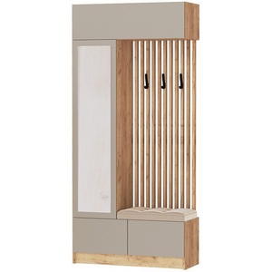 Изображение товара Мини-Прихожая ТЭКС Руэлла, Дуб крафт золотой, Кашемир