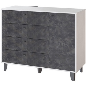 Изображение товара Комод ТЭКС Катрин-13, Белый, Мальта грей