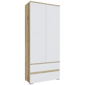Изображение товара Шкаф ТЭКС для одежды и белья Плейона, Дуб Делано, Белый
