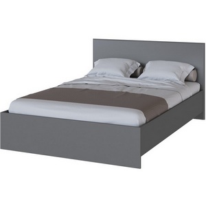 Изображение товара Кровать ТЭКС 140x200 с настилом из ДСП Плейона, Графит серый