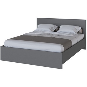 Изображение товара Кровать ТЭКС 160x200 с настилом из ДСП Плейона, Графит серый