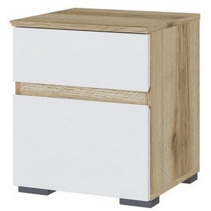 Изображение товара Тумба прикроватная ТЭКС Плейона, Дуб Делано, Белый