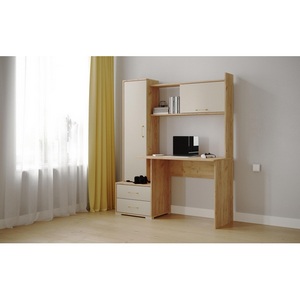 Изображение товара Компьютерный стол ТЭКС Квартет-9 (К), Дуб крафт золотой, кашемир