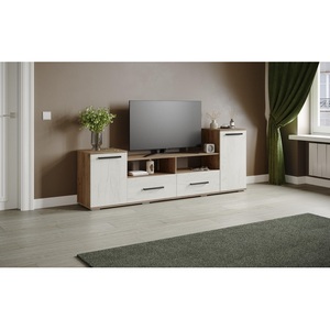 Изображение товара Тумба ТЭКС ТВ Парус-2, Дуб крафт табачный, Дуб крафт белый