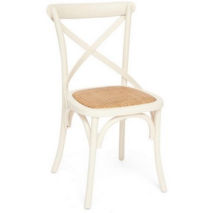 Изображение товара Стул для гостиной деревянный с высокой спинкой (mod.CB2001) белый (butter white) (дерево береза) 10141