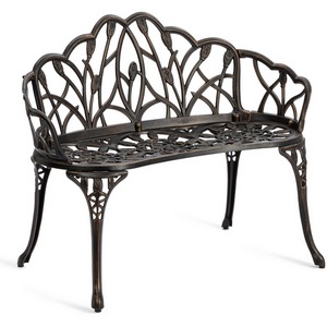 Изображение товара Скамья Secret de Maison Strauss (Штраус) алюминиевый сплав, 99хх56х76см, бронзовый