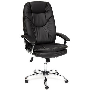 Изображение товара Кресло SOFTY кож/зам, черный, 36-6 LUX