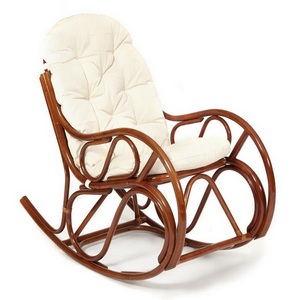 Изображение товара Кресло-качалка (разборная) / без подушки Pecan (орех) (ротанг quality) 111790