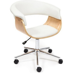 Изображение товара Кресло компьютерное с деревянным каркасом VIMTA (Натуральный,белый).