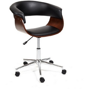 Изображение товара Кресло компьютерное с тканевой обивкой с наполнителем из пенополиуретана VIMTA (Орех,черный).