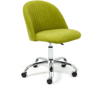 Изображение товара Кресло компьютерное без подлокотников олива (флок) 113634