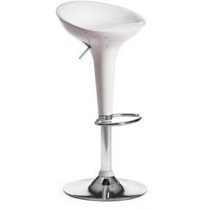Изображение товара Стул с регулировкой высоты белый барный (mod. KY801) белый/хром (металл/пластик) 113661