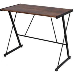 Изображение товара Cтол WD-09 burnt 113821 (прямоугольная столешница, I I-образная опора)