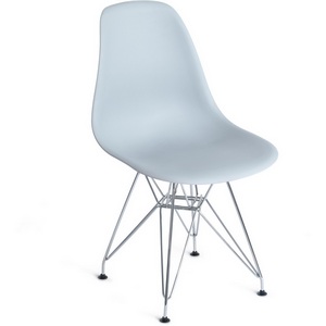 Изображение товара Обеденный стул CINDY IRON CHAIR (EAMES) (Металл,Пластик/Серый)