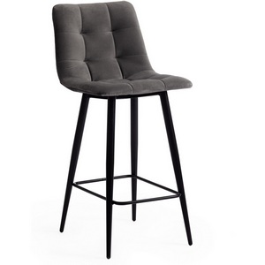 Изображение товара Барный стул CHILLY (Ткань,Металл/Серый,Черный)