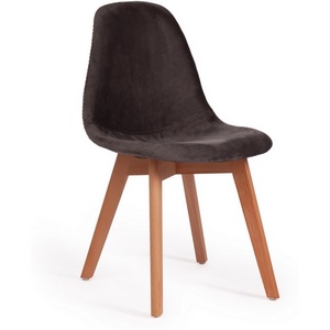 Изображение товара Стул CINDY SOFT (mod. C1021F1) / 1 шт. в упаковке (Вельвет,Дерево бук /Серый)