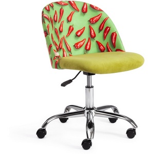 Изображение товара Кресло компьютерное с тканевой обивкой с шириной сиденья 45 см ткань/флок, олива, 03 pepper/23 Melody