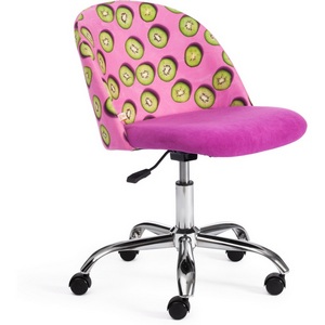 Изображение товара Кресло компьютерное с тканевой обивкой с шириной сиденья 45 см MELODY (ткань,флок /Фиолетовый)