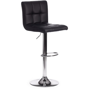 Изображение товара Стул с регулировкой высоты черный барный BARBER (mod. KY711D) (черный,хром).
