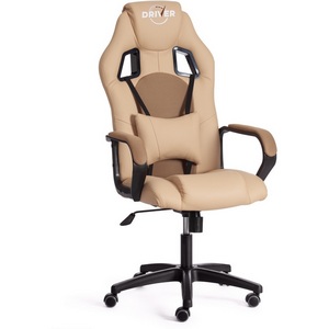 Изображение товара Кресло DRIVER (22) (Искусственная кожа,Ткань /Бежевый,Бронзовый)