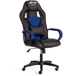 Изображение товара Кресло игровое с регулировкой высоты DRIVER (22) (черный,синий).