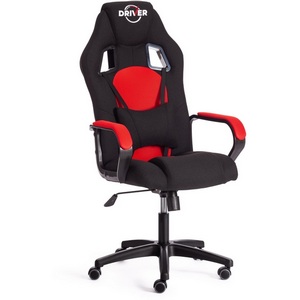 Изображение товара Кресло игровое с регулировкой наклона спинки DRIVER (22) (черный,красный).