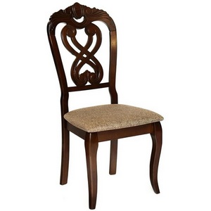 Изображение товара Стул Андромеда/ Andromeda/1 шт. в упаковке дерево гевея, 47х55,5х107см, капучино, ткань коричневая