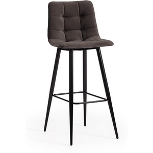 Изображение товара Стул барный CHILLY (mod.7095б) / 1 шт. в упаковке (Ткань,Металл /Темно-серый,Черный)