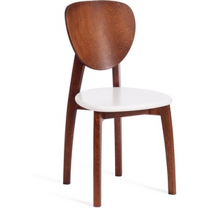 Изображение товара Обеденный стул DIAMANTE (Бук/Коричневый,Белый)