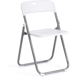 Изображение товара Обеденный стул FOLDER (Металл,Пластик/Белый,Cерый)