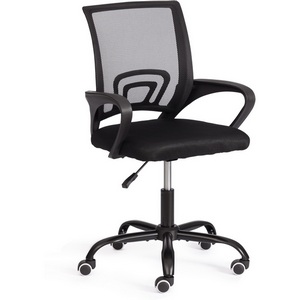 Изображение товара Офисное кресло - стул компьютерный с сетчатой спинкой с регулировкой высоты BM-520M (черный).